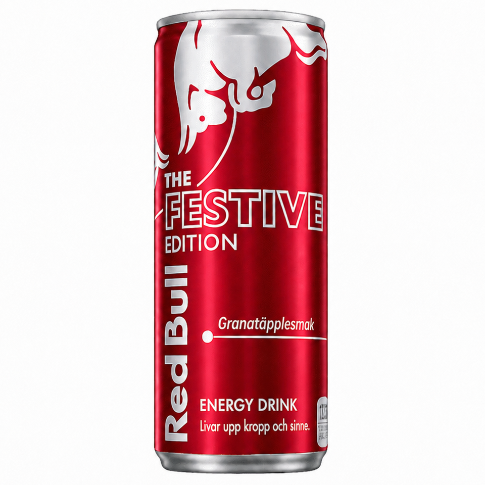 Swedish Pomegranate Red Bull - Festive Edition - 8.4oz Can