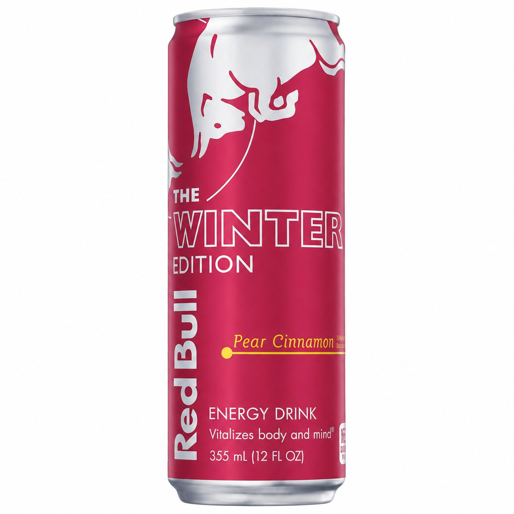 Pear Cinnamon Red Bull - Winter Edition - 12oz Can